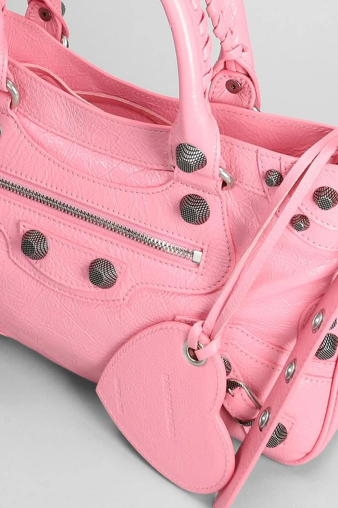 商品Balenciaga|Neo Cagole Tote M Hand Bag In Rose-pink Leather,价格¥12604,第4张图片详细描述