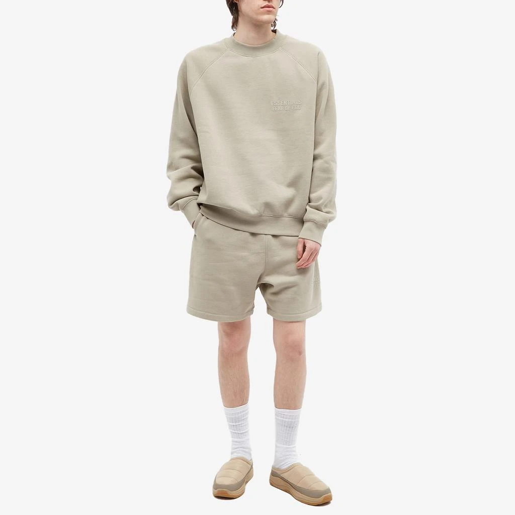 商品Essentials|Fear of God Essentials Crew Sweat - Seal,价格¥665,第4张图片详细描述