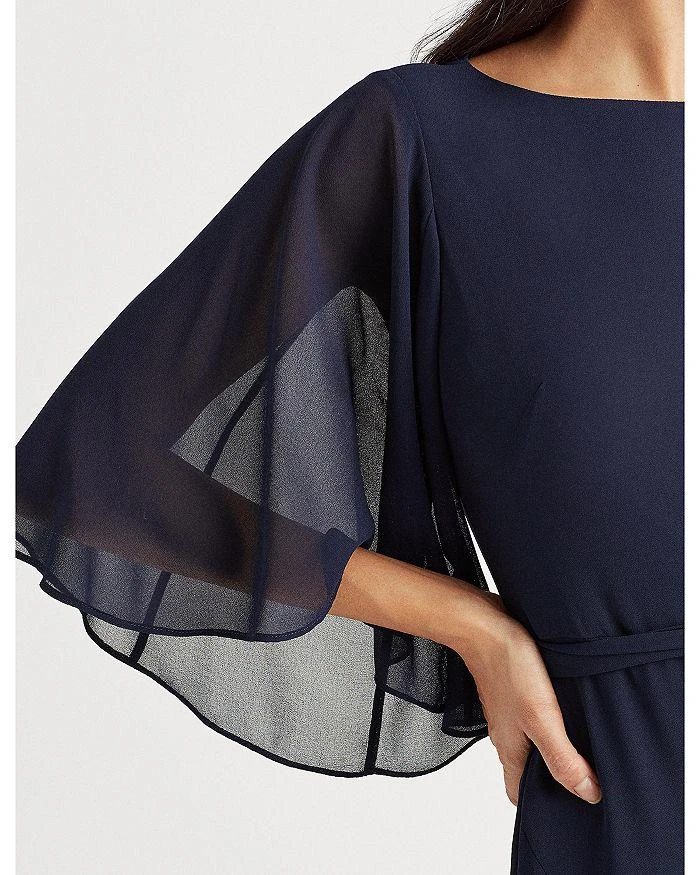商品Ralph Lauren|Ruffled Georgette Dress,价格¥486,第4张图片详细描述