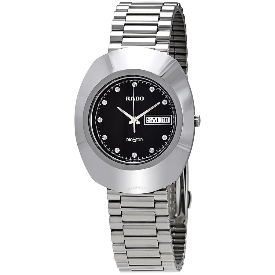 商品Rado|Diastar Black Dial Stainless Steel Men's Watch R12391153,价格¥3961,第1张图片