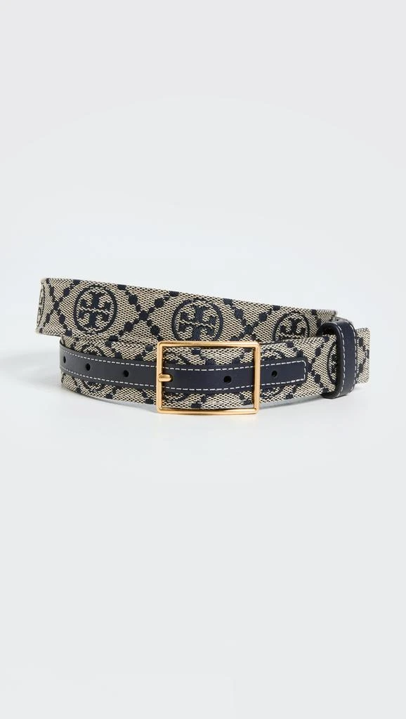 商品Tory Burch|Tory Burch 汤丽柏琦 T 交织字母提花腰带,价格¥738,第2张图片详细描述