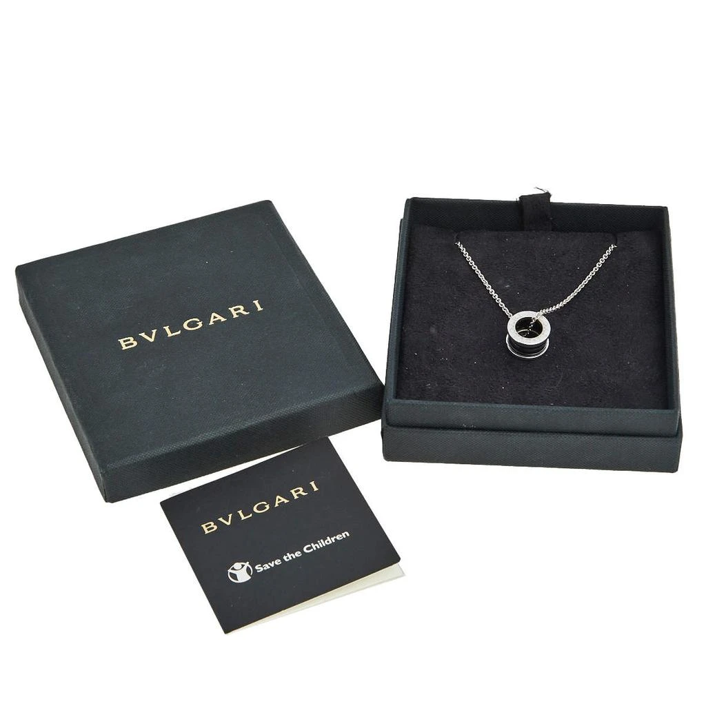Bvlgari Save The Children B.Zero1 Black Ceramic Silver Pendant Necklace 商品