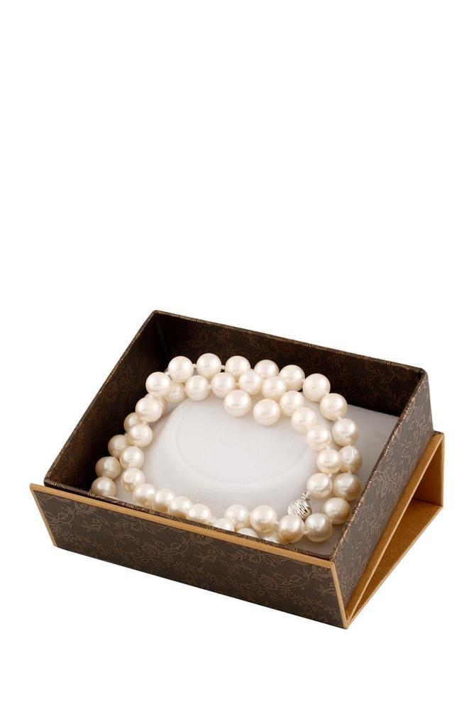 商品Splendid Pearls|8-9mm Freshwater Pearl Necklace & Earrings Set,价格¥513,第1张图片