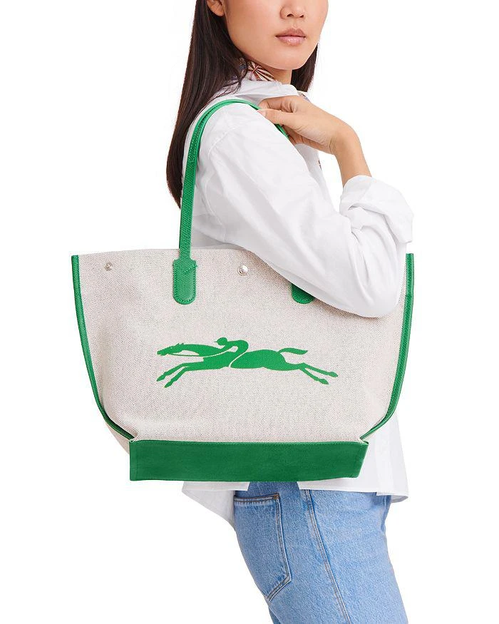 商品Longchamp|Essential Toile Large Canvas Tote,价格¥3236,第3张图片详细描述