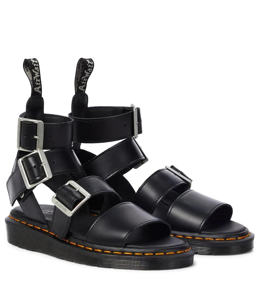 商品Rick Owens|x Doc Marten Gryphon leather sandals,价格¥1253,第1张图片