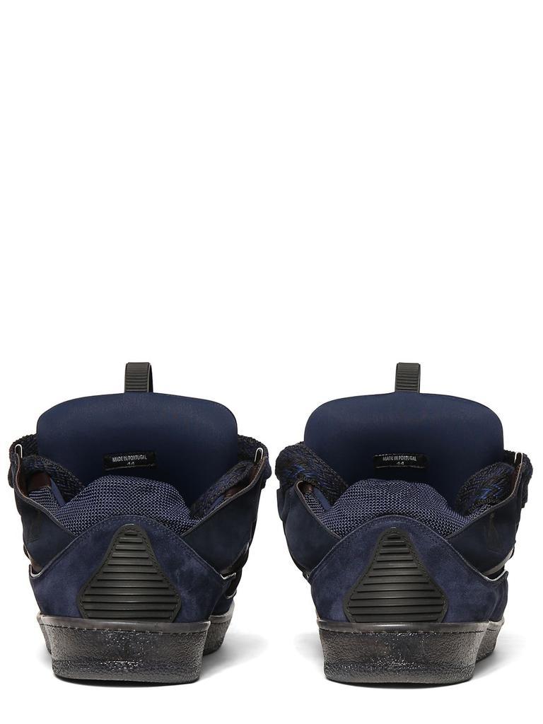 商品Lanvin|30mm Curb Leather & Mesh Sneakers,价格¥7442,第7张图片详细描述