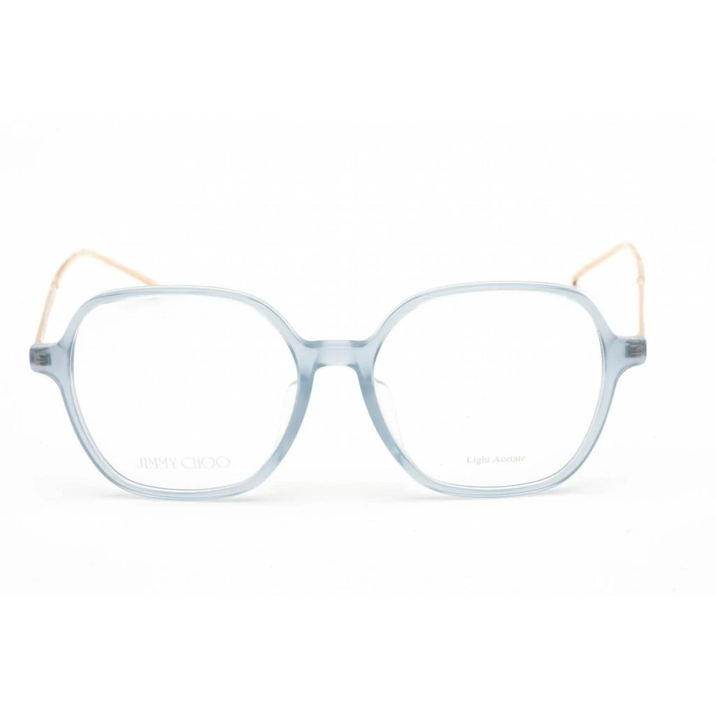 商品Jimmy Choo|Jimmy Choo Women's Eyeglasses - Azure Acetate Square Shape Frame | JC 367/F 0MVU 00,价格¥546,第2张图片详细描述