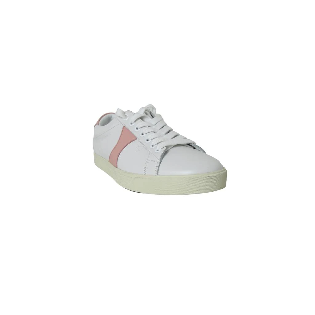 商品Celine|Celine Triomphe Leather Sneaker Off White Pink,价格¥2821,第1张图片