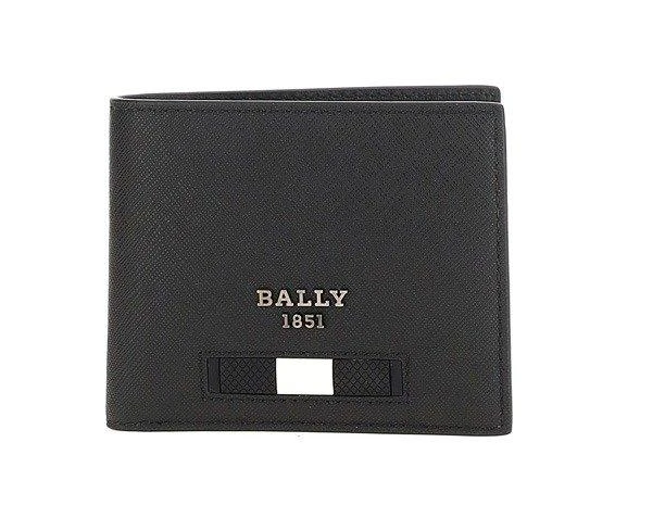 商品Bally|Bally Bevye Logo Plaque Bi-Fold Wallet,价格¥1614,第1张图片