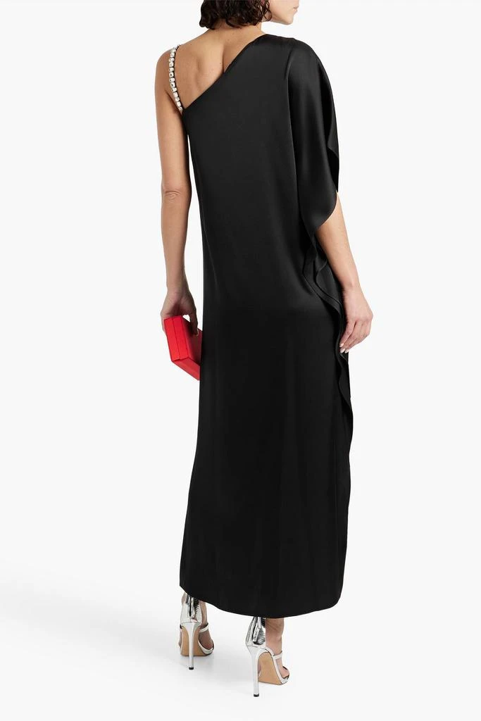 商品Alice + Olivia|Tae crystal-embellished satin maxi dress,价格¥2375,第3张图片详细描述