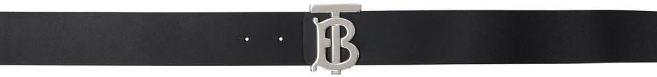 商品Burberry|Black TB Reversible Belt,价格¥3158,第1张图片