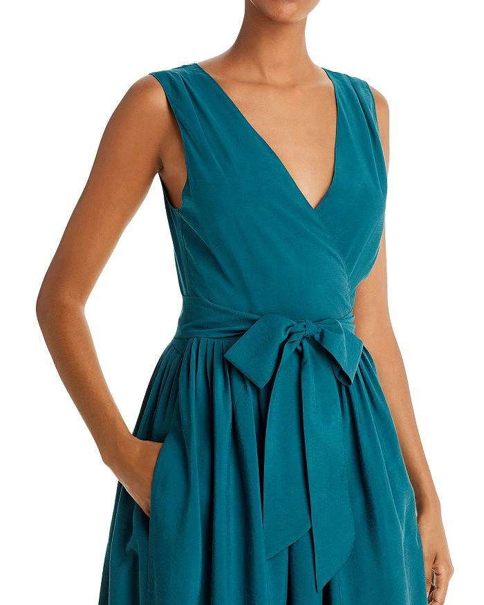 商品Vince|Pleated Wrap Midi Dress,价格¥945,第3张图片详细描述