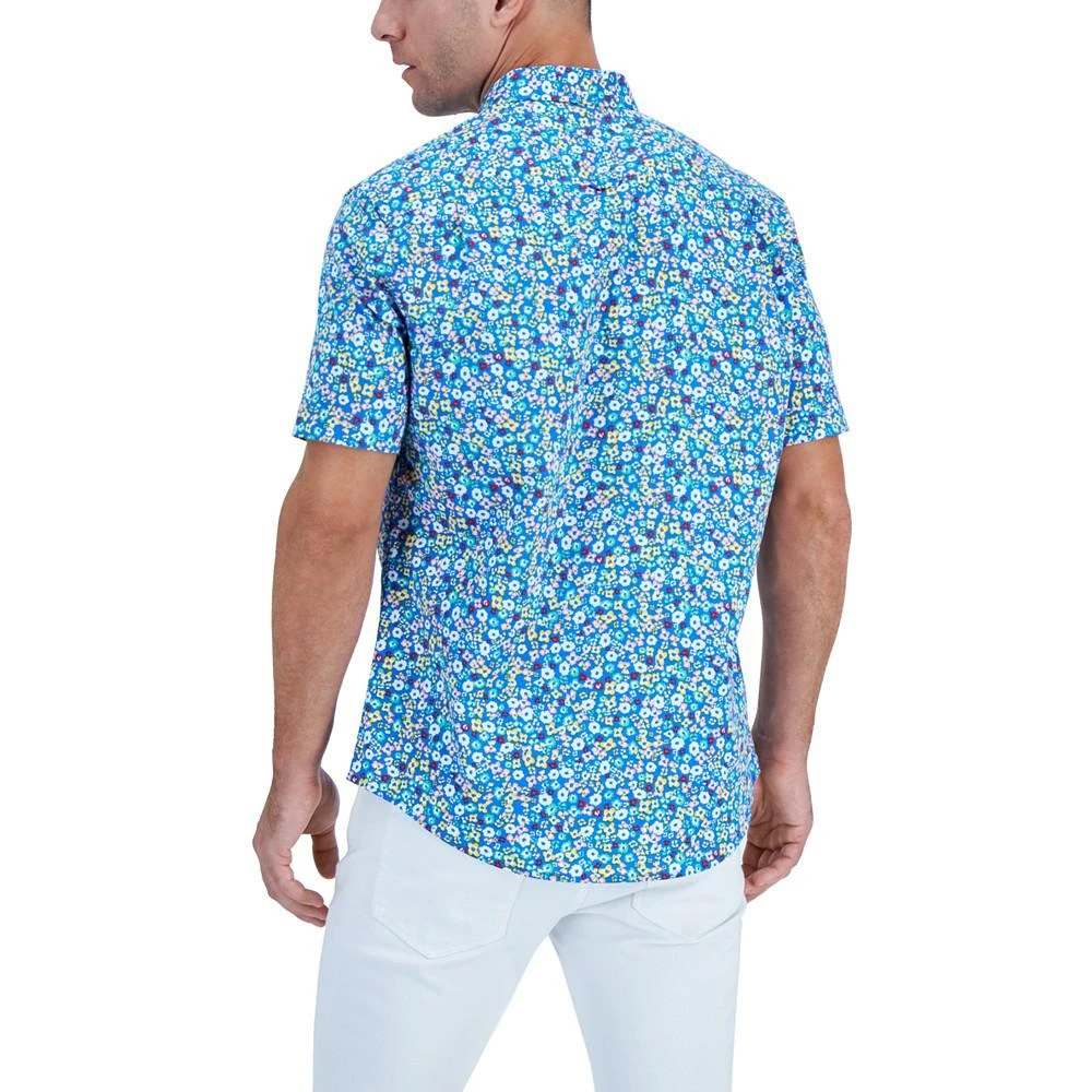 商品Club Room|Men's Short-Sleeve Pena Ditzy Print Shirt, Created for Macy's,价格¥132,第2张图片详细描述