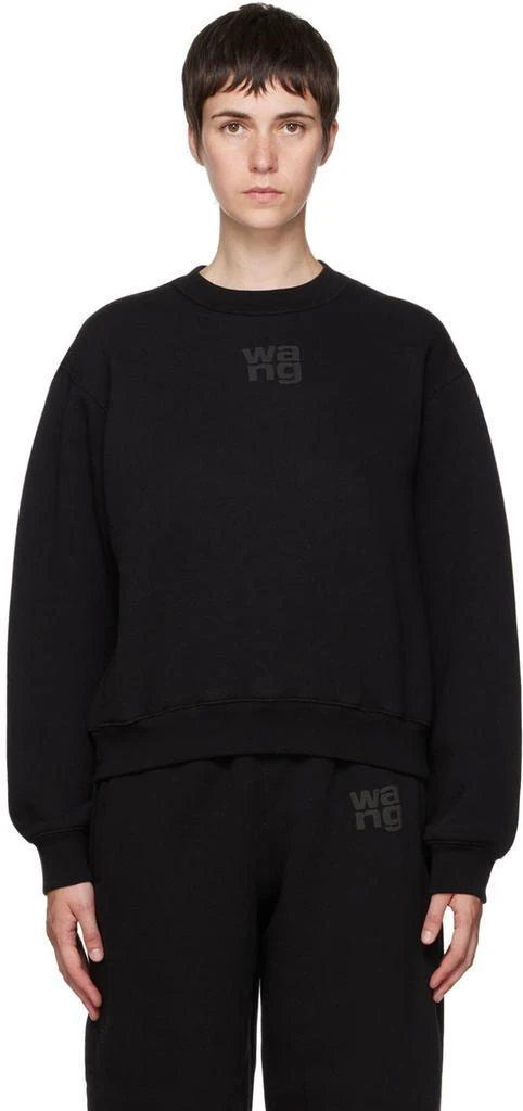 商品Alexander Wang|Black Cotton Sweatshirt,价格¥1140,第1张图片