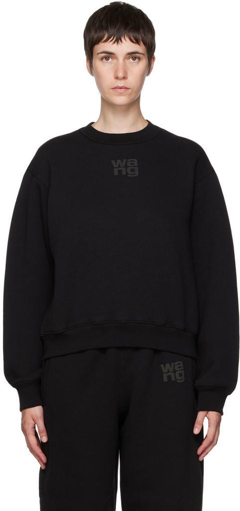 商品Alexander Wang|Black Cotton Sweatshirt,价格¥1377,第1张图片
