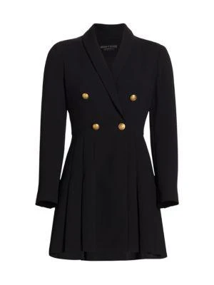 商品Alice + Olivia|Kyrie Tuxedo Mini Dress,价格¥1774,第5张图片详细描述