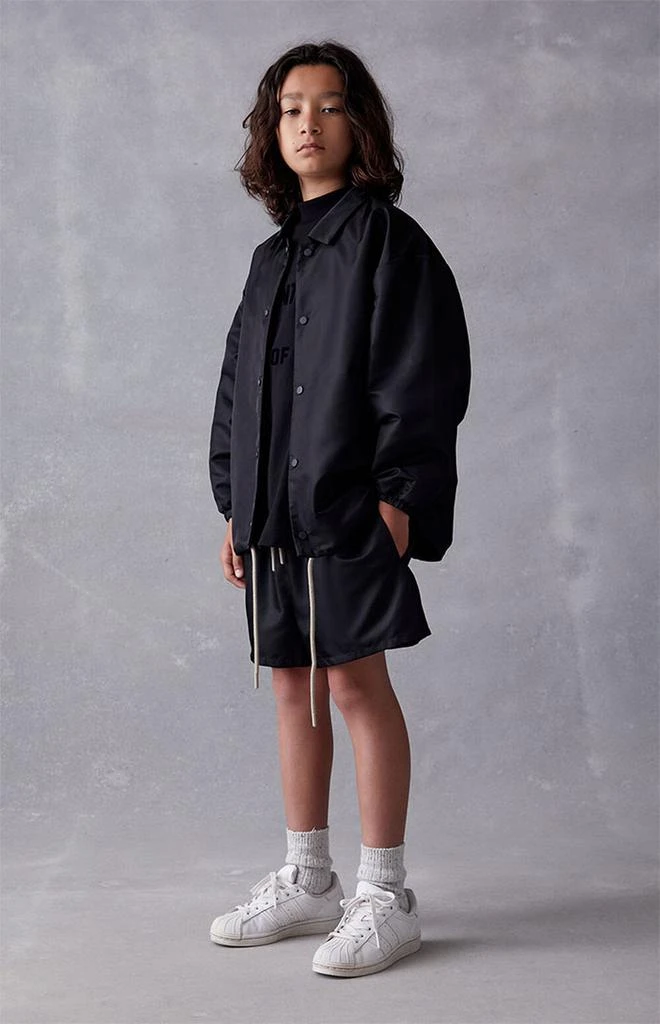 Essentials Jet Black Coach Jacket 商品