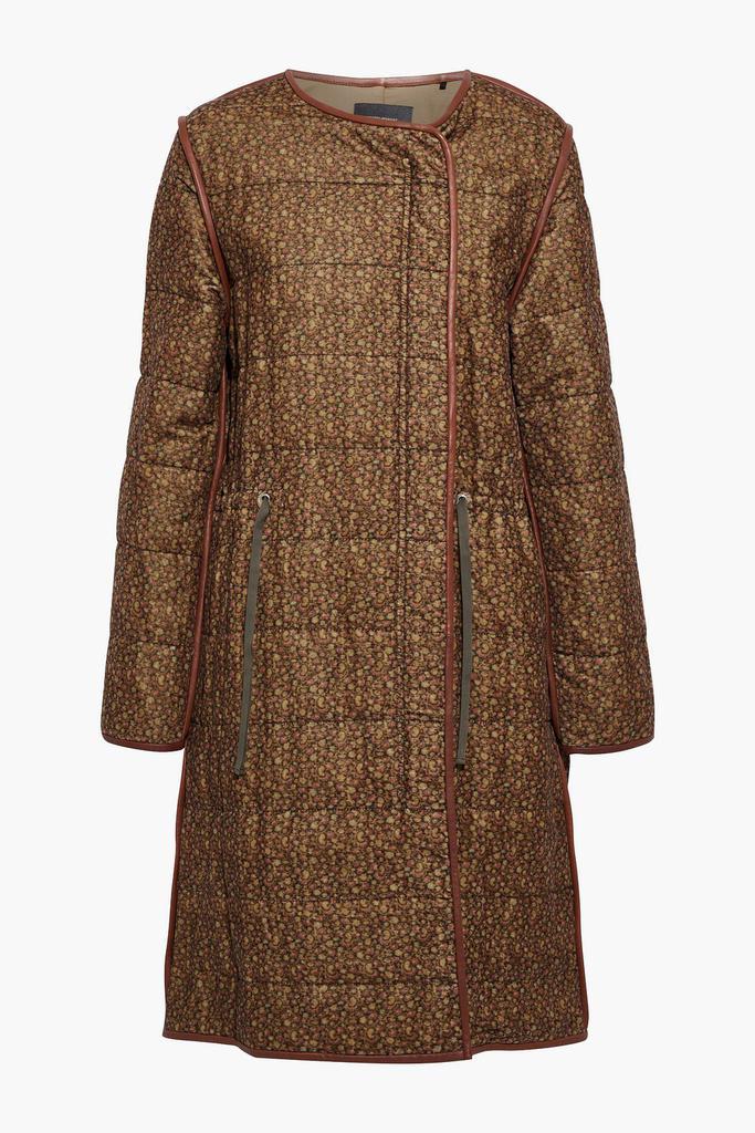 商品Isabel Marant|Geist printed quilted cotton and linen-blend velvet coat,价格¥4142,第1张图片