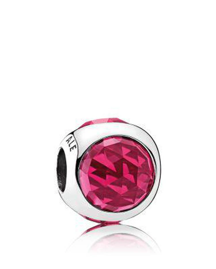 商品PANDORA|Charm - Sterling Silver & Cubic Zirconia Radiant Droplet Cerise,价格¥341,第1张图片