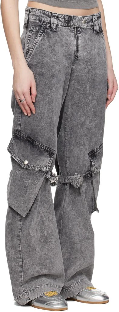 商品Acne Studios|Gray Canvas Cargo Pants,价格¥3567,第2张图片详细描述