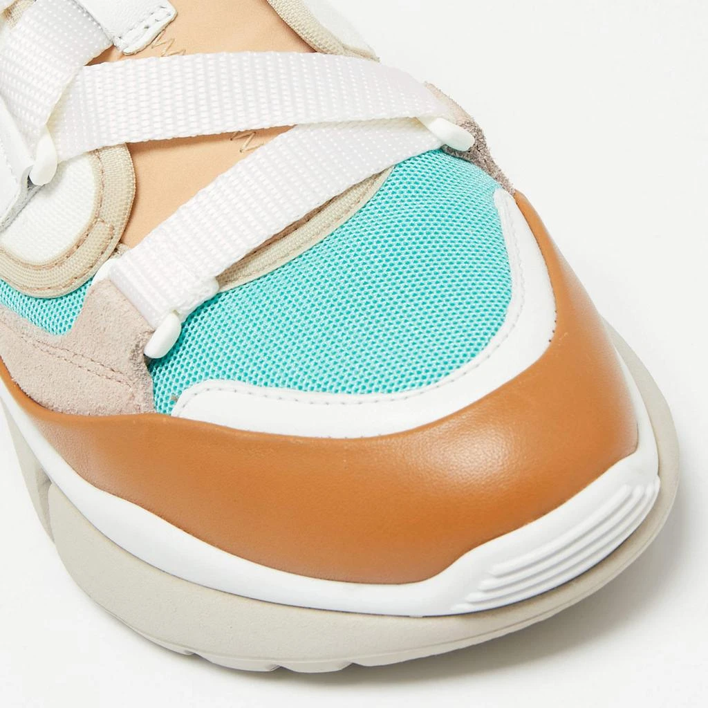 Chloe Multicolor Leather, Mesh and Suede Sonnie Low-Top Sneakers Size 37 商品