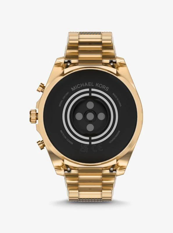 商品Michael Kors|Gen 6 Bradshaw Pavé Gold-Tone Smartwatch,价格¥3188,第4张图片详细描述