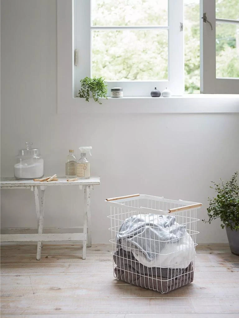 商品Yamazaki|Wire Laundry Basket,价格¥420,第2张图片详细描述
