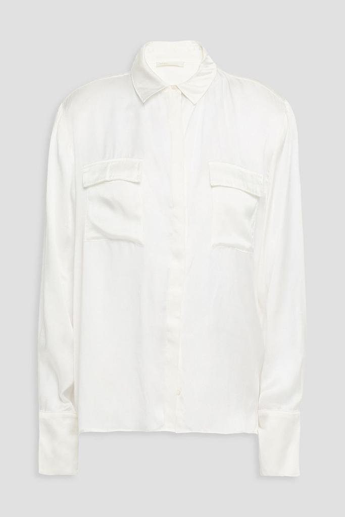 商品Maje|Silk-satin shirt,价格¥868,第1张图片