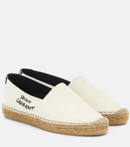 商品Yves Saint Laurent|刺绣帆布草编鞋,价格¥5473,第1张图片