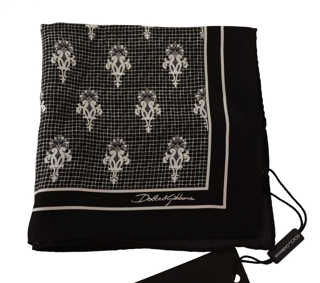 商品Dolce & Gabbana|Elegant Silk Pocket Square Men's Handkerchief,价格¥1260,第2张图片详细描述