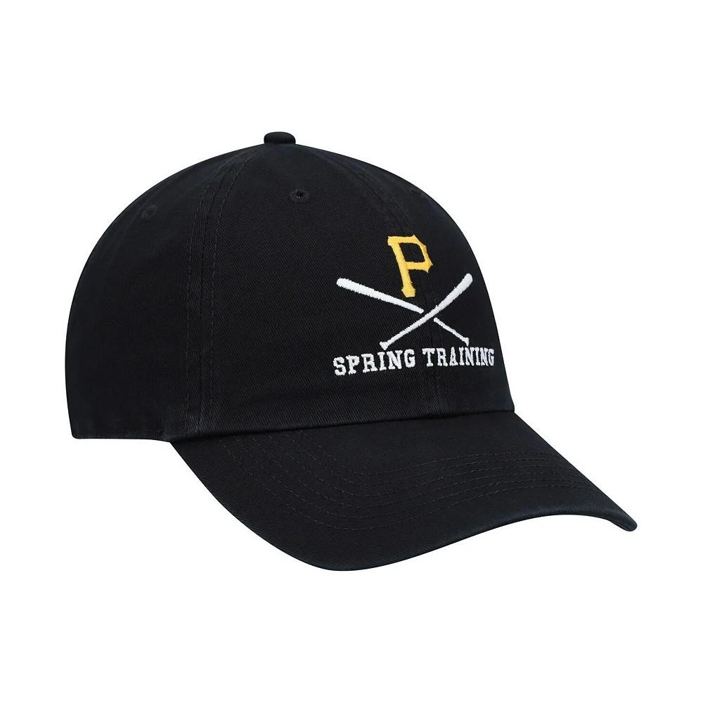 商品47 Brand|Men's Black Pittsburgh Pirates 2022 MLB Spring Training Cross Bone Clean Up Adjustable Hat,价格¥163,第4张图片详细描述