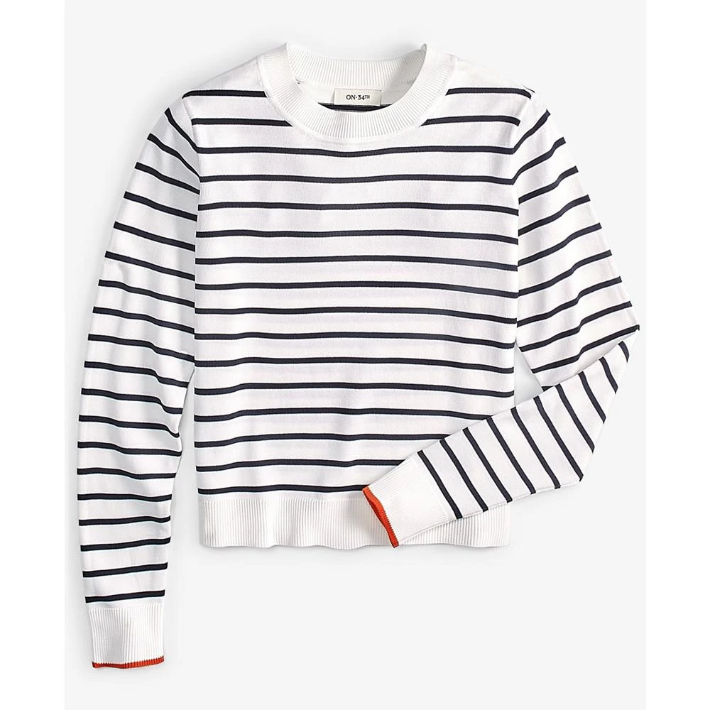 商品On 34th|Women's Crewneck Long-Sleeve Sweater, Created for Macy's,价格¥223,第5张图片详细描述