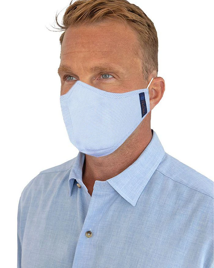 商品David Donahue|Comfort Mixed Print Face Masks, Set of 3,价格¥298,第3张图片详细描述