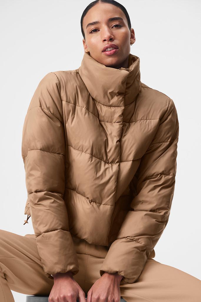 Alo Gold Rush Puffer - Toasted Almond - Coats - Free Shipping