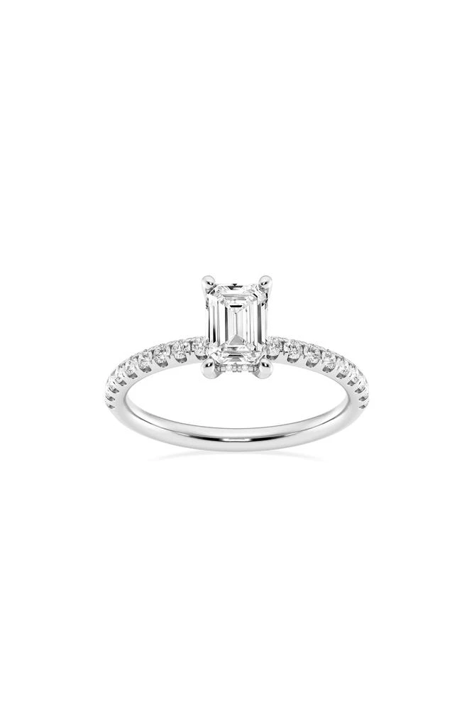 商品Badgley Mischka|Emerald Cut Lab Created Diamond Ring - 1.3 ctw.,价格¥7792,第1张图片