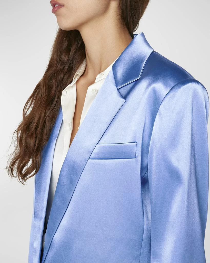 商品FRAME|Satin Strong Shoulder Blazer,价格¥2052,第3张图片详细描述