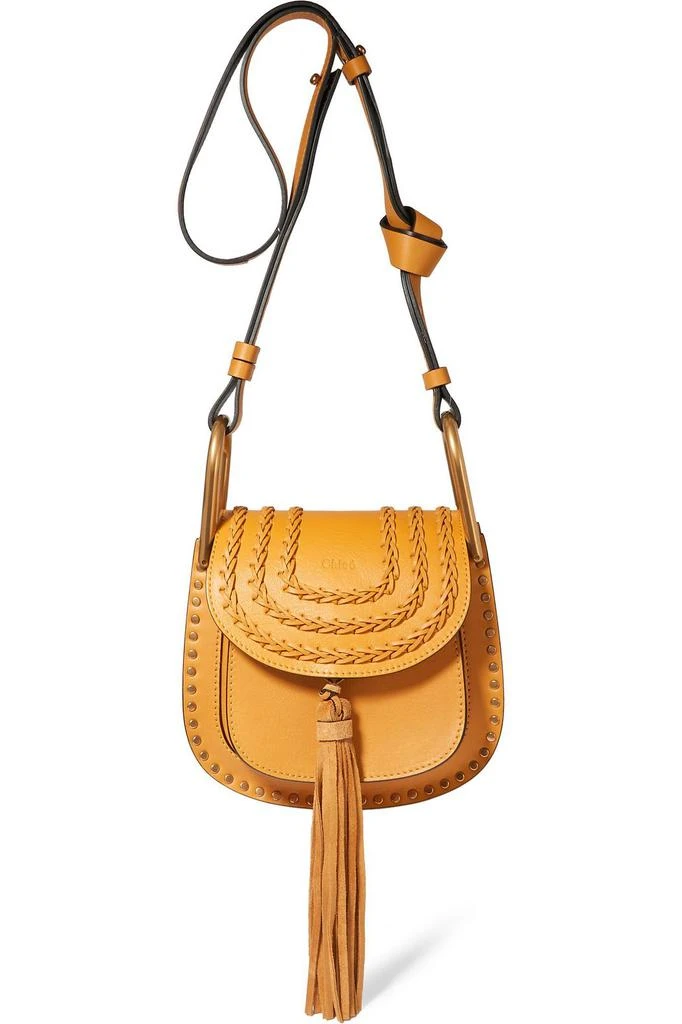 商品Chloé|Hudson mini tasseled studded leather shoulder bag,价格¥4446,第1张图片