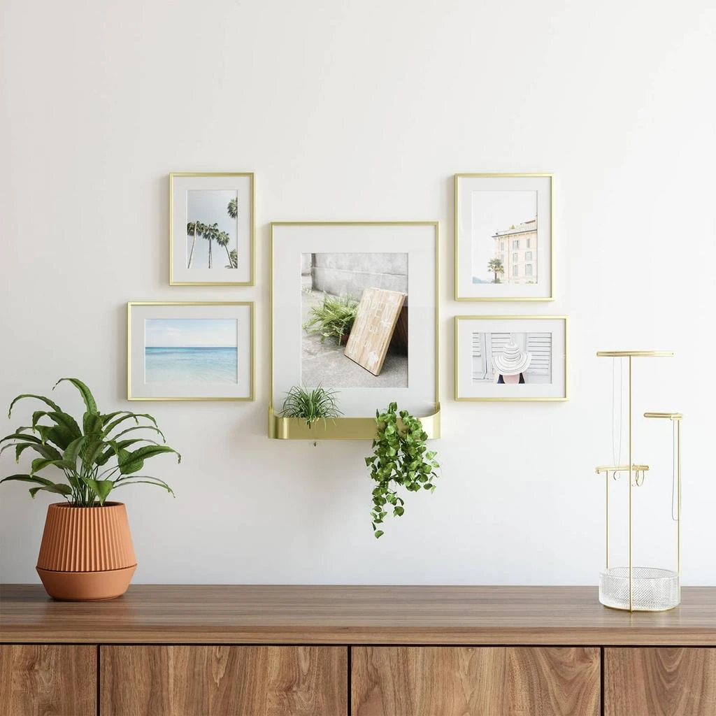 Umbra Matinee Gallery Frames (Set of 5) - Matte Brass 商品