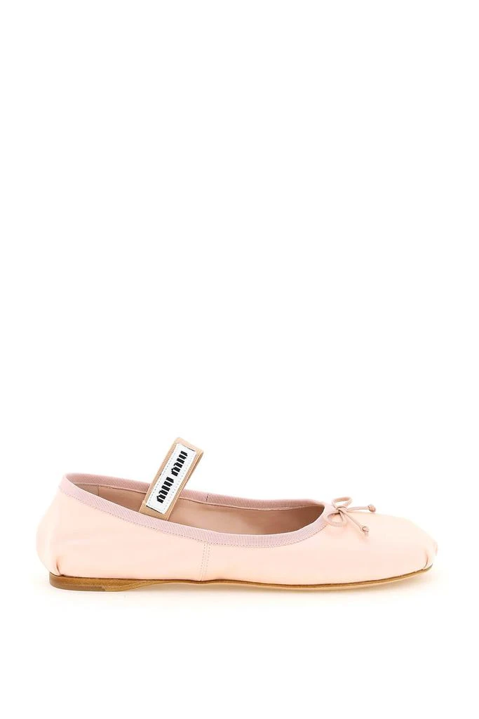 商品Miu Miu|Miu miu satin ballet flats,价格¥3426,第1张图片