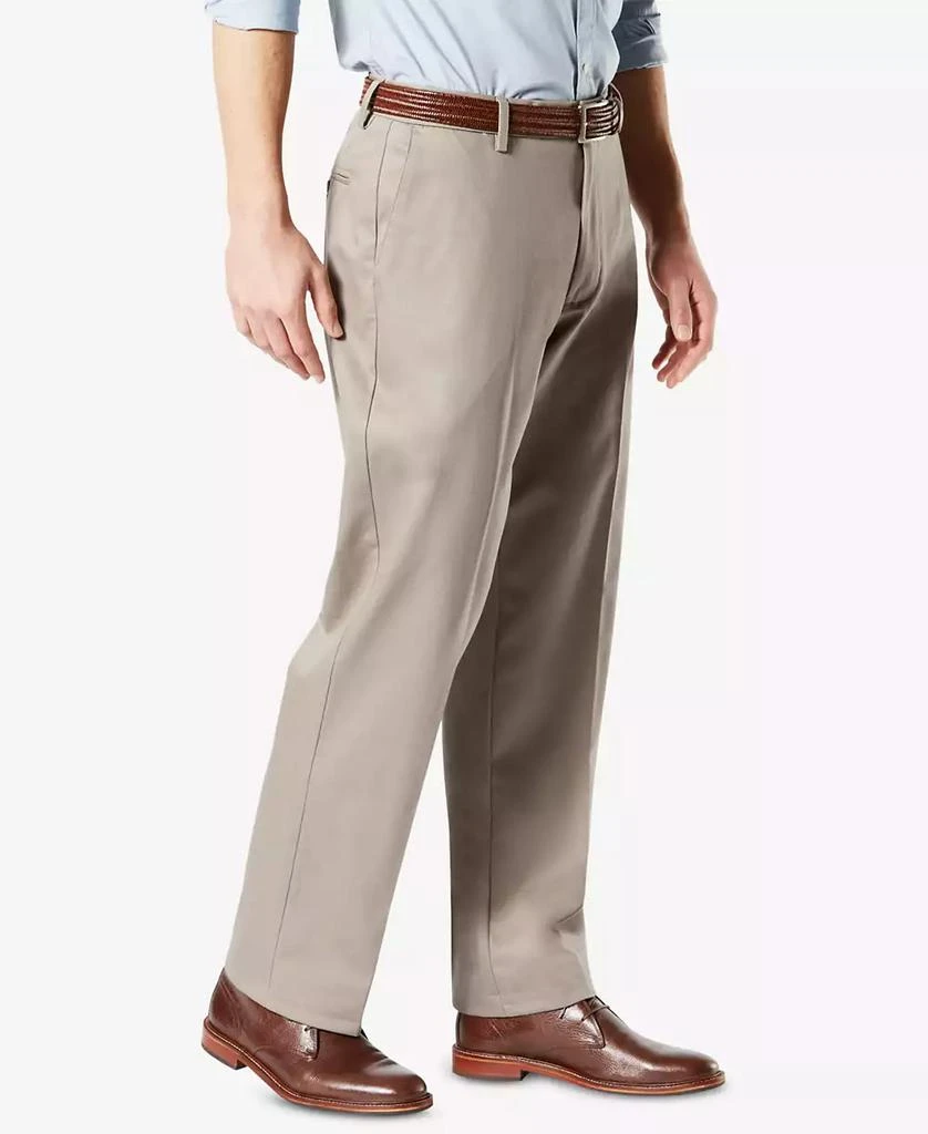 商品Dockers|Men's Signature Lux Cotton Classic Fit Creased Stretch Khaki Pants,价格¥241,第4张图片详细描述