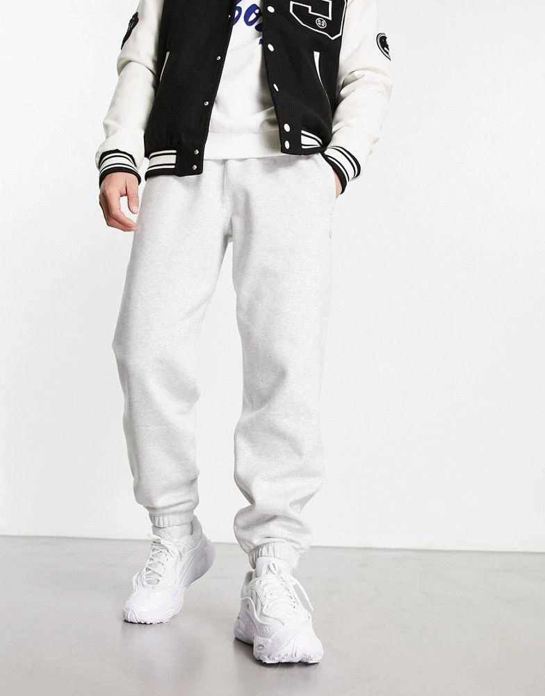 商品Adidas|adidas Originals trefoil essentials joggers in light grey,价格¥768,第1张图片