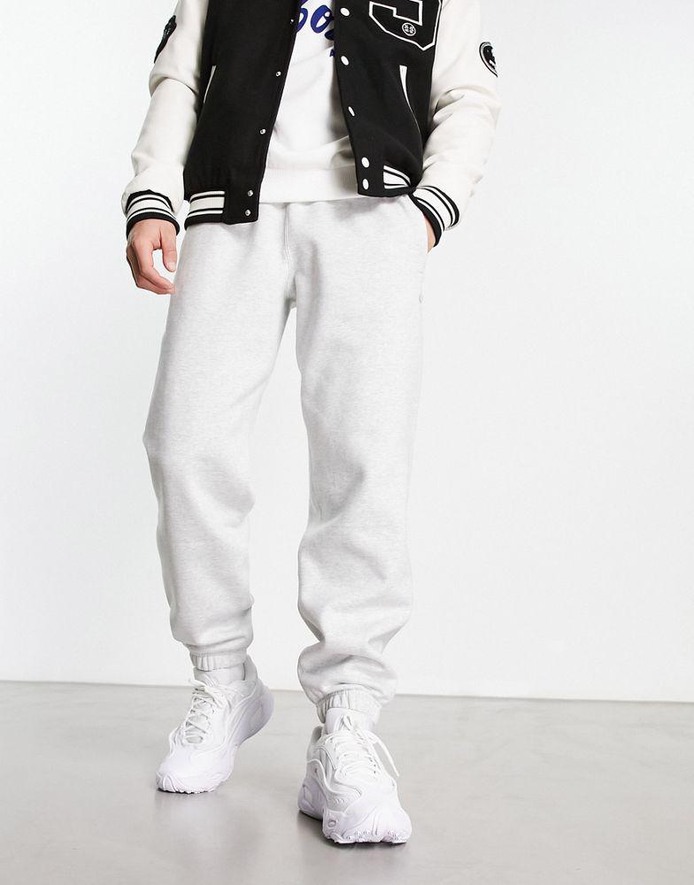 商品Adidas|adidas Originals trefoil essentials joggers in light grey,价格¥702,第1张图片