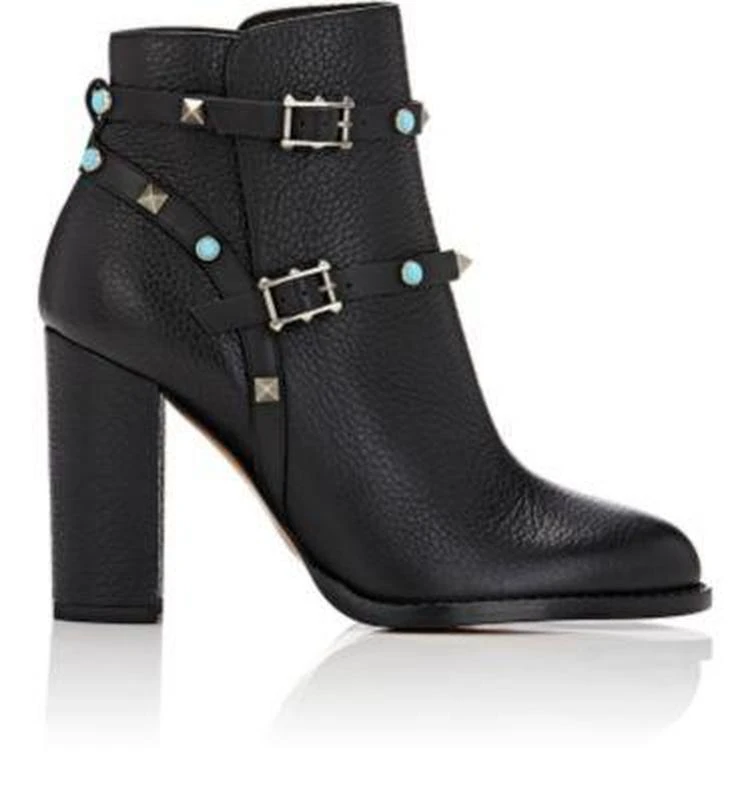 商品Valentino|Rockstud Rolling Ankle Boots,价格¥6692,第1张图片