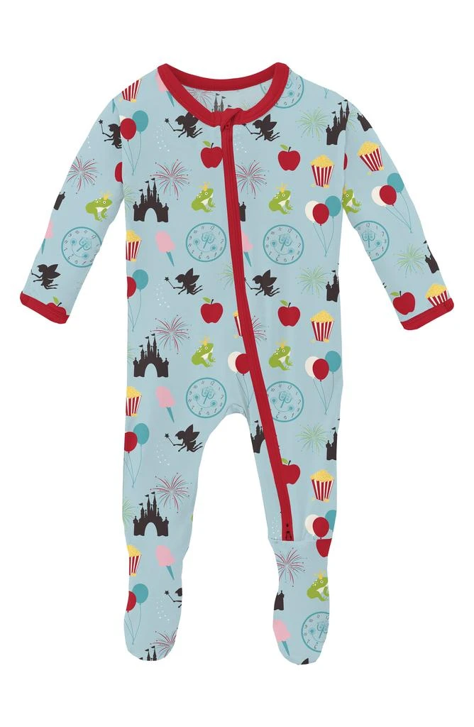 商品KicKee Pants|Magical Print Fitted Footie Pajamas,价格¥113,第1张图片