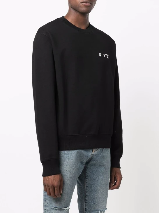 商品【商品预售7天】 Off-White|Off-White 男士针织毛衣 OMBA025F21FLE0011001 黑色,价格¥2294,第3张图片详细描述