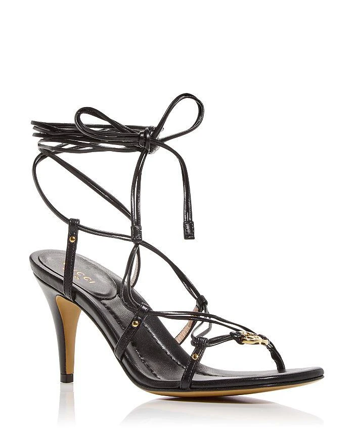 商品Gucci|Women's Ankle Tie High Heel Sandals,价格¥7016,第1张图片