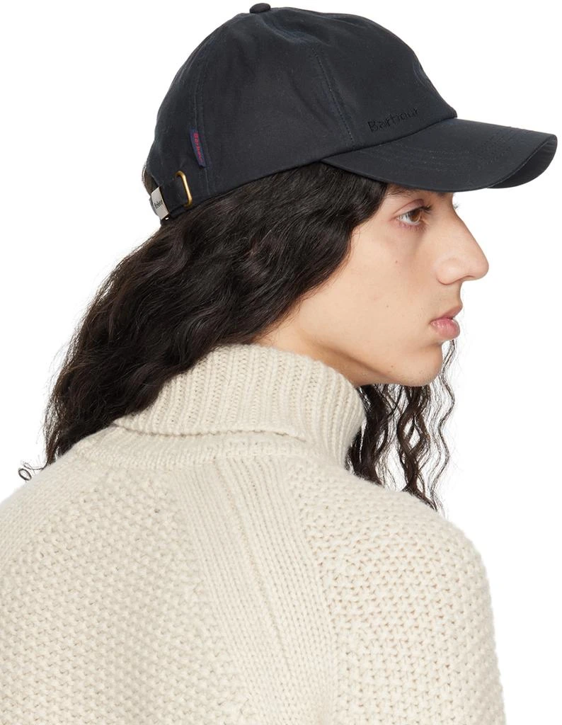 商品Barbour|Navy Wax Sports Cap,价格¥210,第3张图片详细描述