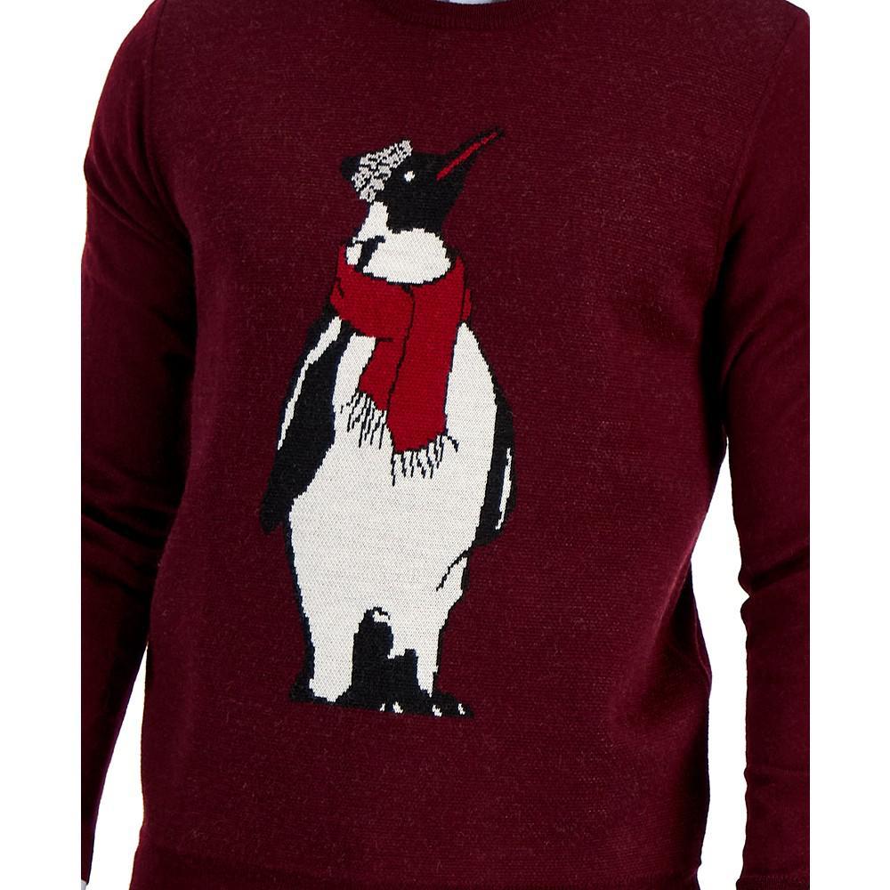 商品Club Room|Men's Merino Penguin Sweater, Created for Macy's,价格¥184,第5张图片详细描述