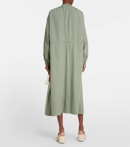 商品Jil Sander|抽绳府绸中长连衣裙,价格¥10339,第3张图片详细描述