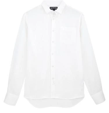 商品Vilebrequin|纯色亚麻衬衫,价格¥2198,第1张图片